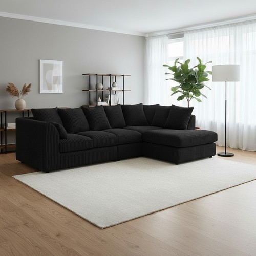 Jumbo cord corner - couch, l
