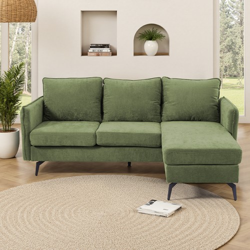 Corner sofa shaped sectional - l,