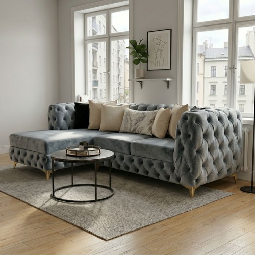 Plush steel grey - steel,