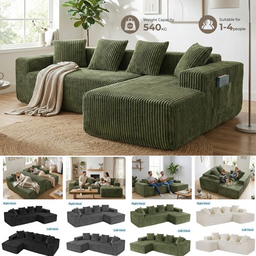 Shaped corner sofa with - corner,