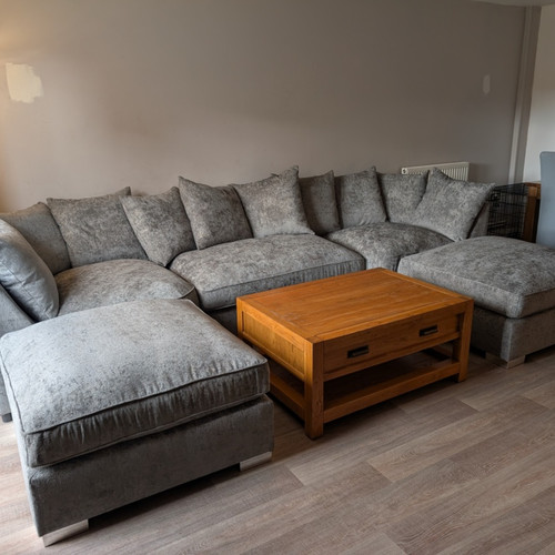 Shape corner couch - u,
