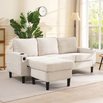 Shaped couch sofa corner - couch,
