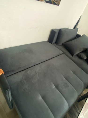 Grey fabric shape corner - grey, l-shape