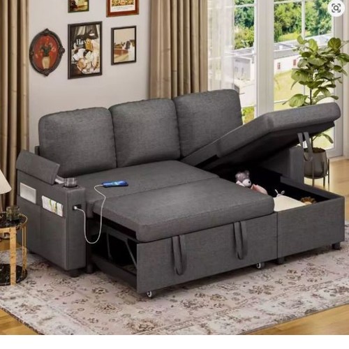Sofa bed shaped sleeper - sofa, l-shaped