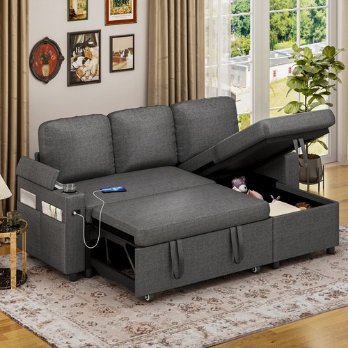 Shaped sofa bed sleeper - l,