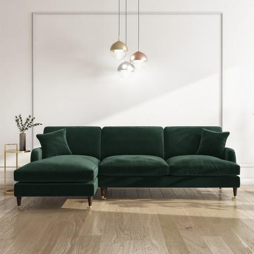 Seater sofa shaped - 4, velvet