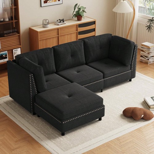 Shaped corner sofa bed 225cm - l-shaped,