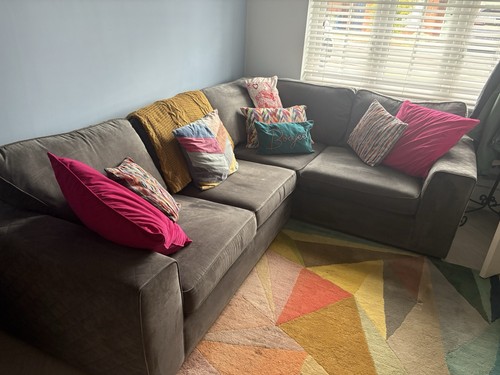 Dfs grey acrylic blend corner - dfs,