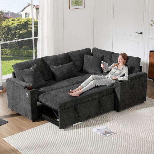 Shaped corner sofa bed - l-shaped,