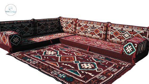 Shaped floor couch - l, arabic