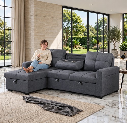 Seater corner sofa bed - seater,