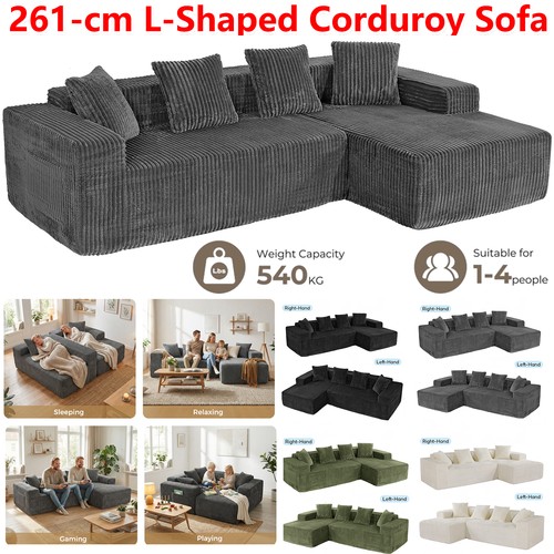 Jumbo cord modular - sectional, l